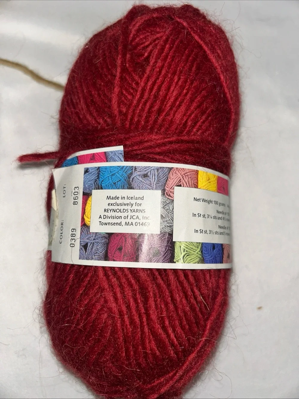 Lopi Reynolds Icelandic Wool Mixed Lot 5+ Skeins Yellow Black Red Tan Green/brwn